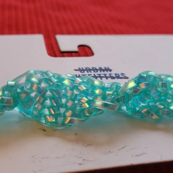 🌴 Urban Outfitters Charming Beaded Choker Necklace with Pearl Accent New - Picture 6 of 6